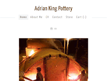 Tablet Screenshot of adriankingceramics.com